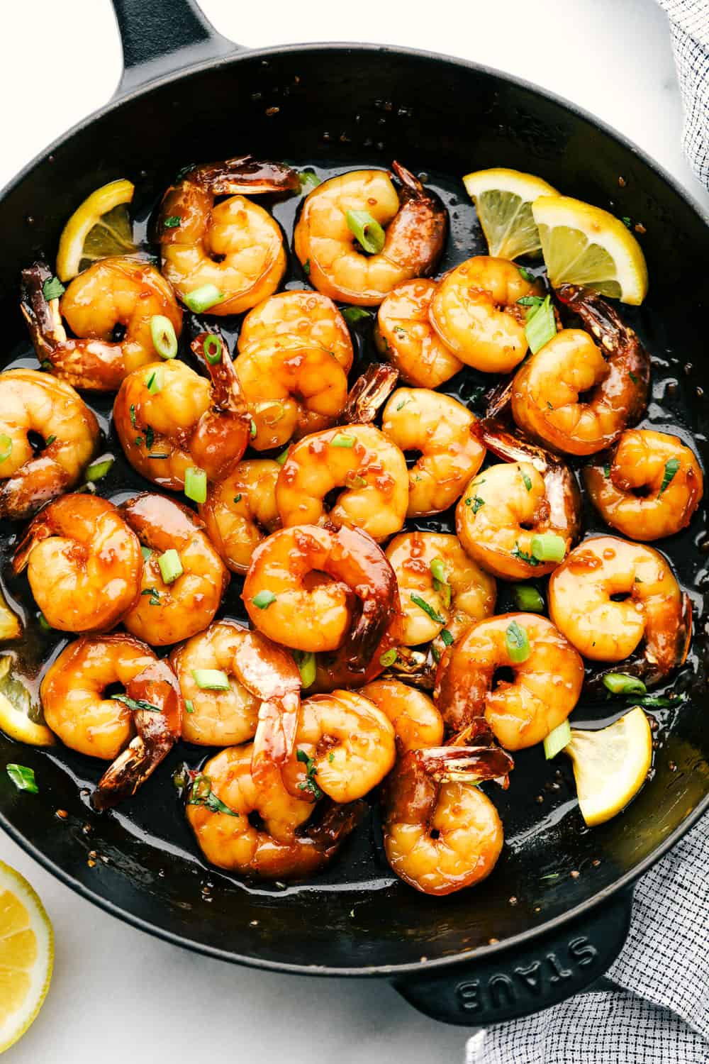 Homemade Sticky Honey Garlic Butter Shrimp Recipe - 98