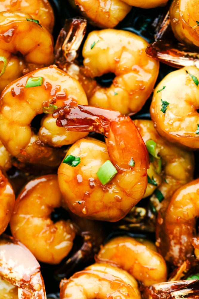 Homemade Sticky Honey Garlic Butter Shrimp Recipe - 98