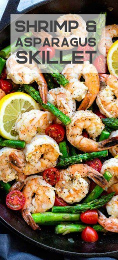 Shrimp and Asparagus Skillet | The Recipe Critic