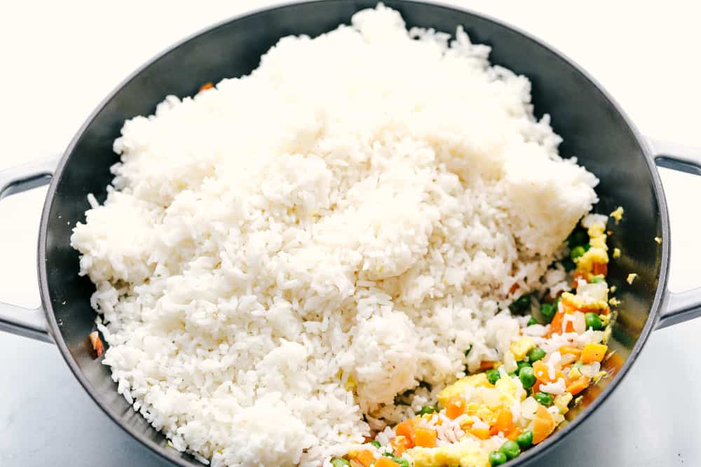 rice and veggie mixture 