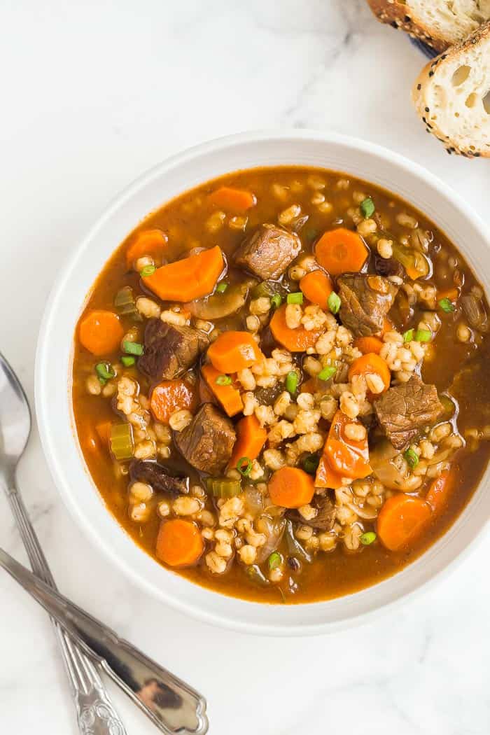 Beef Barley Soup  therecipecritic