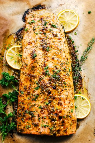 Honey Garlic Dijon Broiled Salmon (15 minutes!) | The Recipe Critic