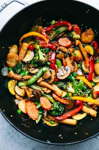 Easiest Vegetable Stir Fry | The Recipe Critic