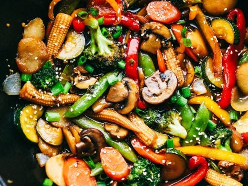 How Many Calories Are in a Vegetable Stir-Fry?