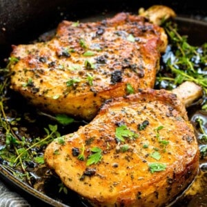 Cast Iron Skillet Pork Chops - 40