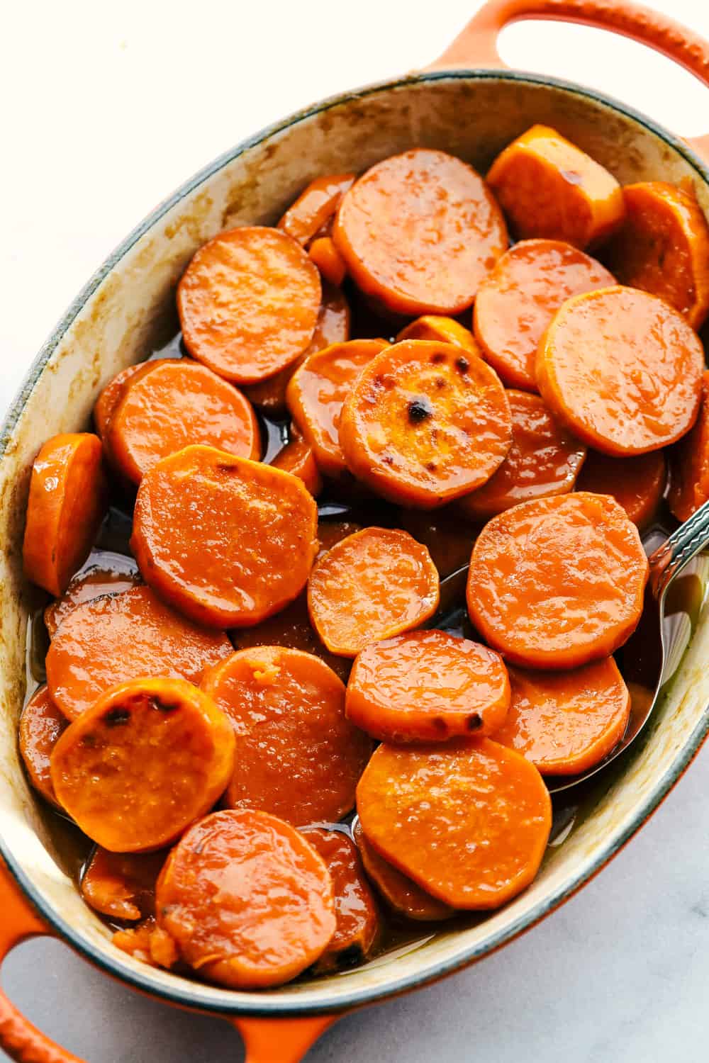 Candied sweet potatoes baked
