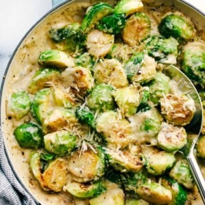 Creamy Parmesan Garlic Brussels Sprouts Recipe - 43