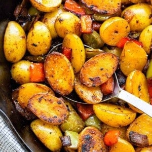 Skillet Potatoes with Peppers - 22