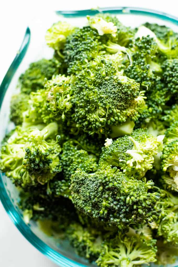 Bowl full of broccoli