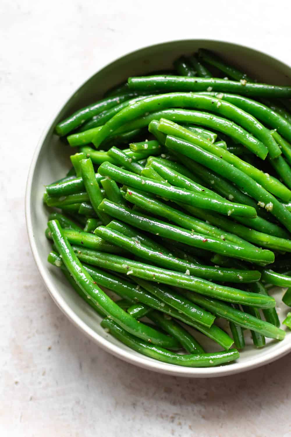 Green beans in a bowl