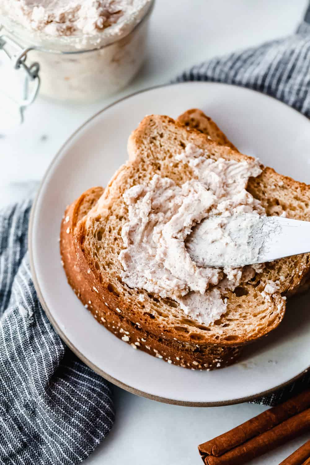 Maple Plant Butter spread on toast 