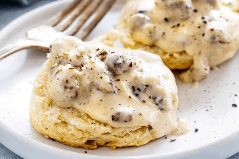 Homemade Biscuits and Gravy Recipe The Recipe Critic