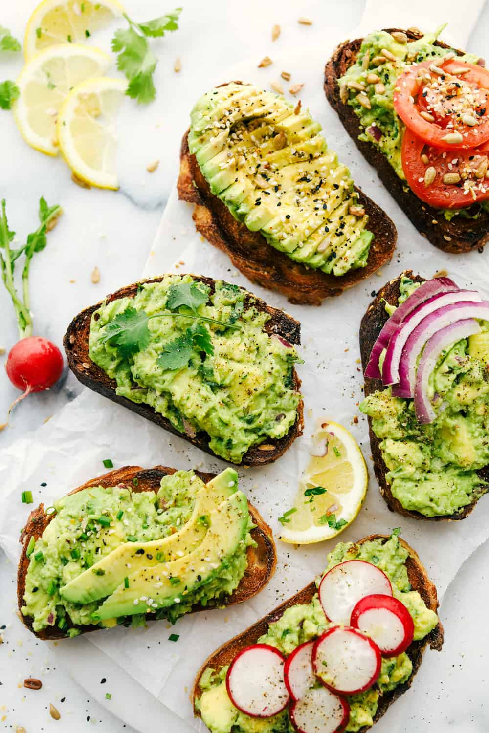 Avocado Toast with Guacamole & More Seasoning