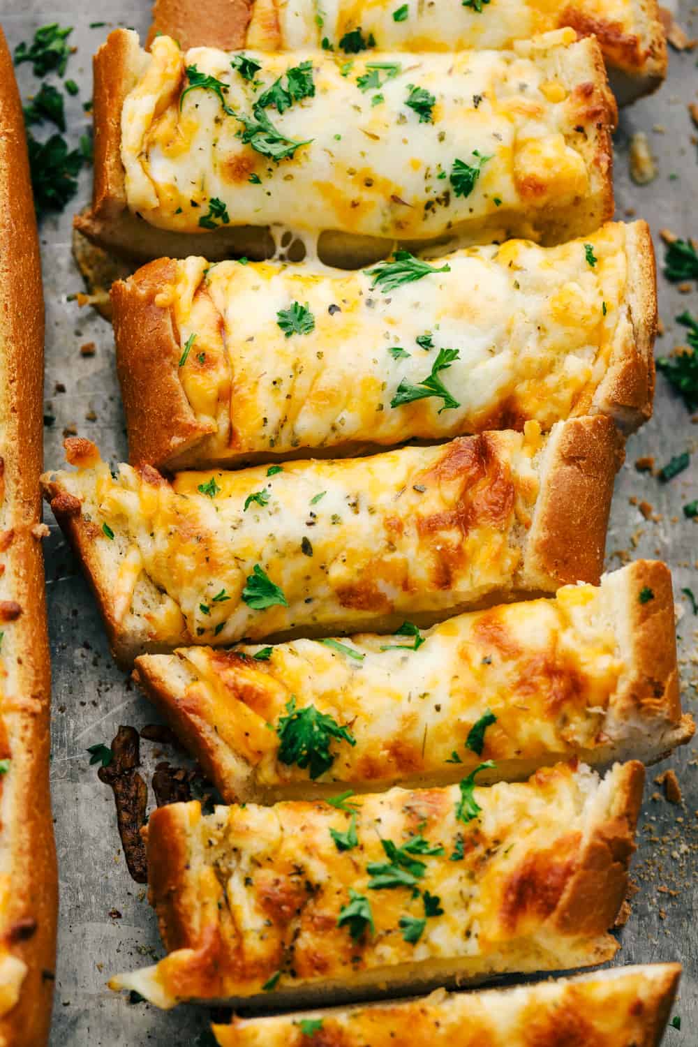 Easy Cheesy Garlic Bread - Yummy Recipe