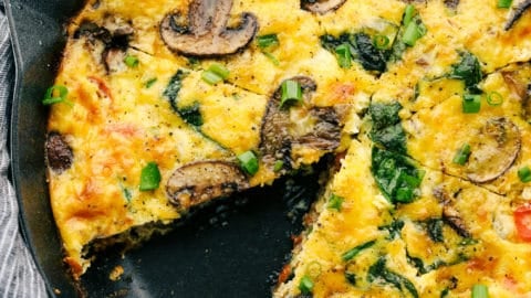 Sausage and Mushroom Frittata (Sausage and Mushroom Egg Pie)