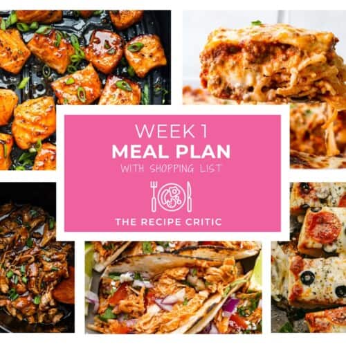 Weekly Meal Plans - The Recipe Critic