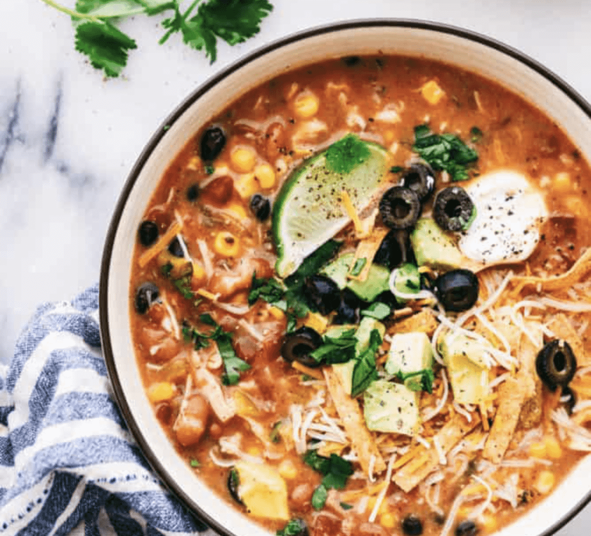 8 Can Chicken Taco Soup