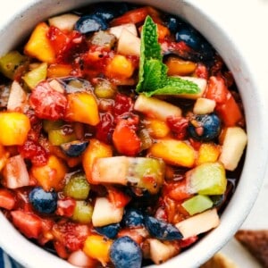 Mouthwatering Fruit Salsa with Cinnamon Pita Chips - 80