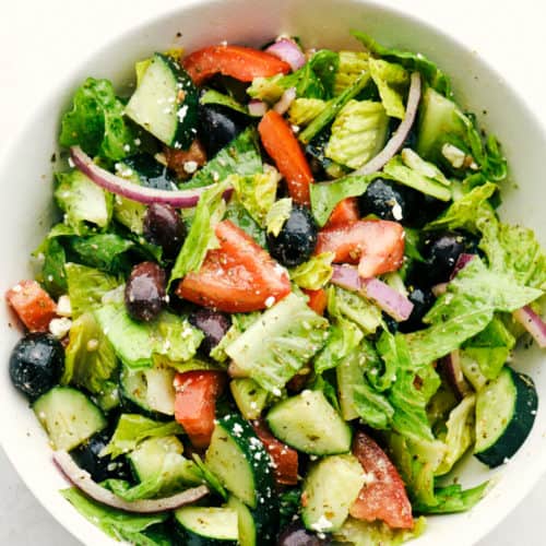 Greek Salad with the BEST Dressing | The Recipe Critic