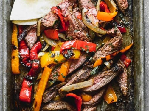 Grilled Beef Fajitas Recipe - DadCooksDinner