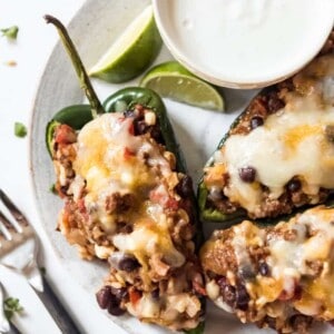 Stuffed Poblano Peppers - 17