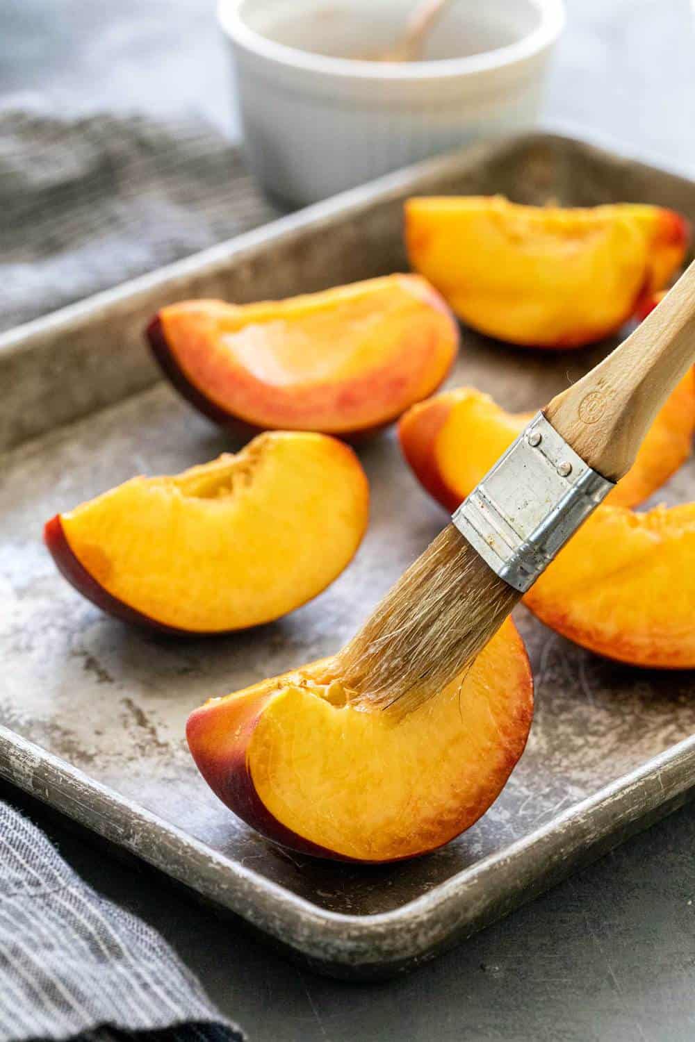 Brown Sugar Grilled Peaches Yummy Recipe