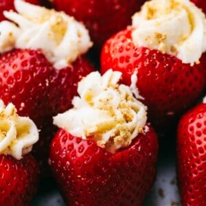 Cheesecake Stuffed Strawberries - 1