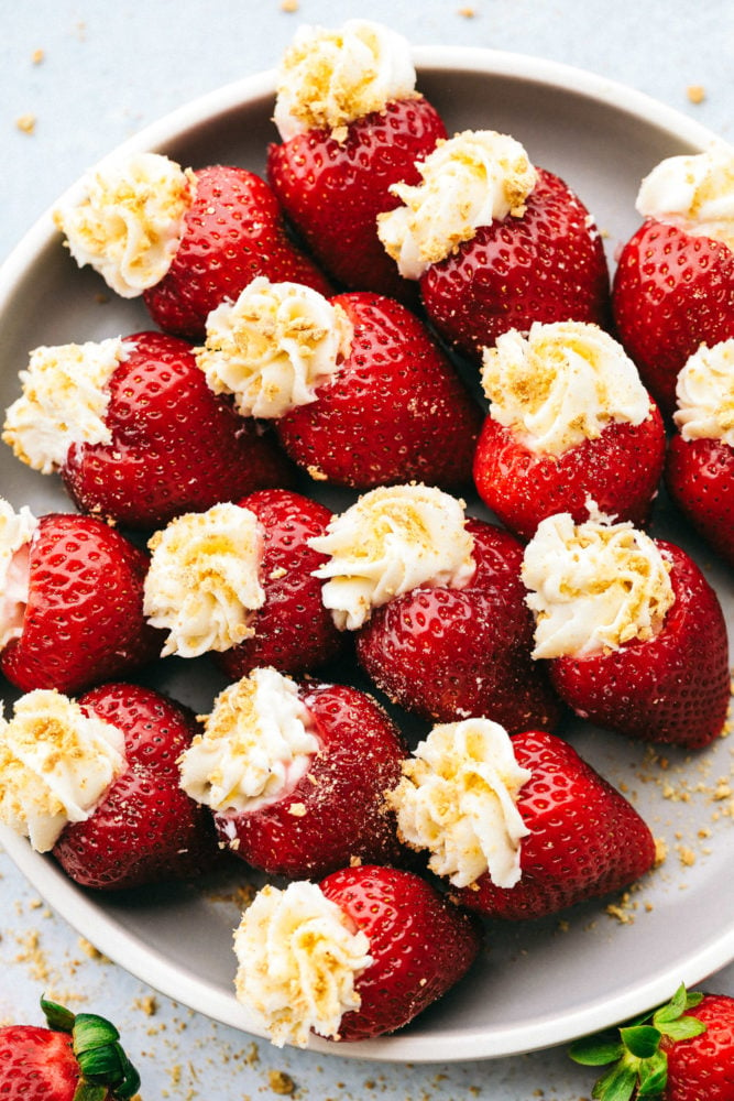 Cheesecake Stuffed Strawberries - 90