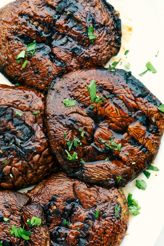 Grilled Honey Balsamic Portobello Mushrooms - 12