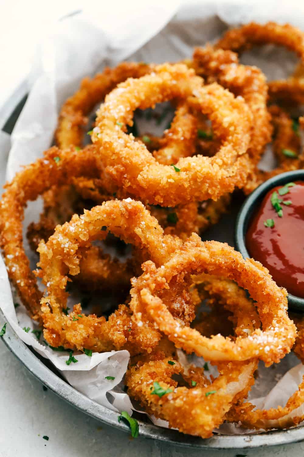 Crispy Onion Rings (Baked or Fried!) - Yummy Recipe