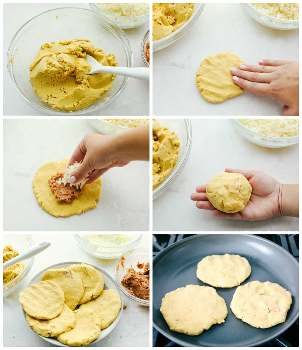 Easy Bean And Cheese Pupusas Recipe Yummy Recipe