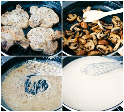Smothered Pork Chops in an Amazing Mushroom Gravy