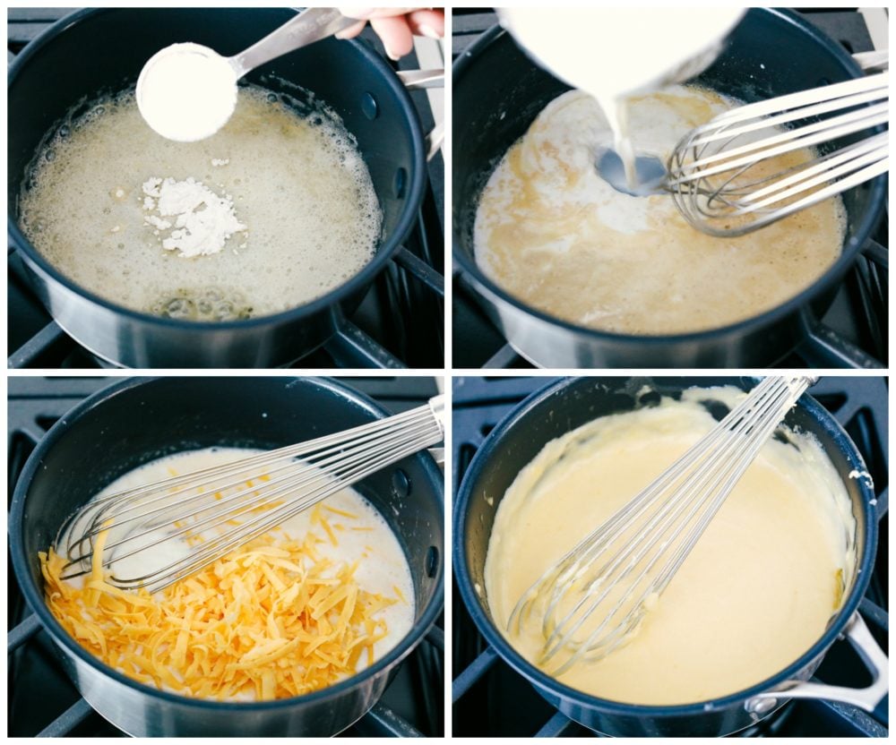 How to make cheese sauce.