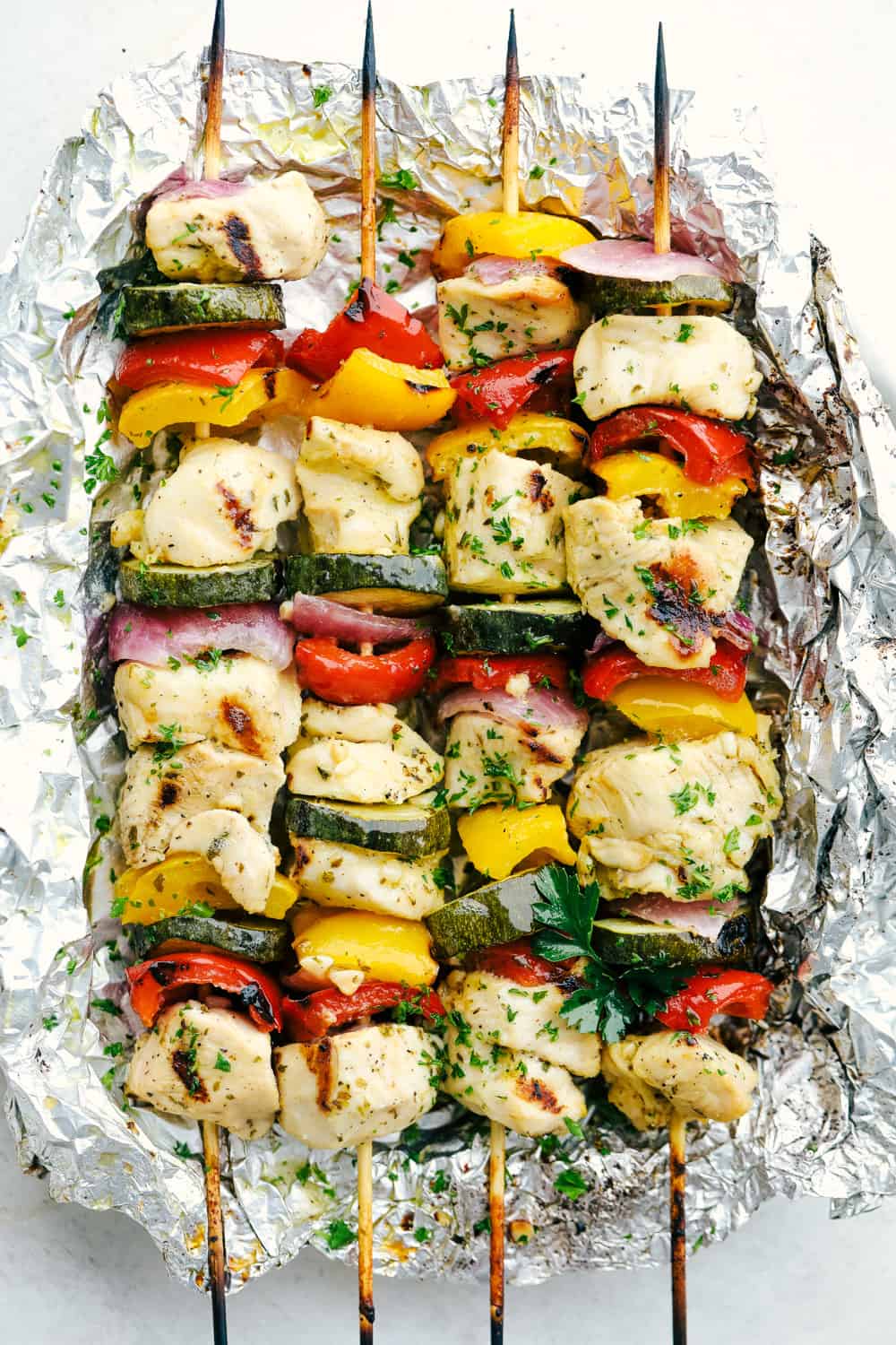 Chicken shop ranch kabobs