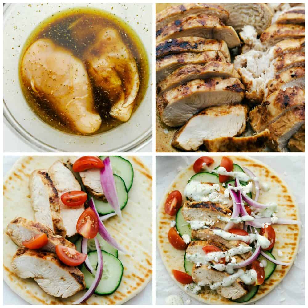 Homemade Chicken Gyro with Tzatziki - HHfood | Recipes ...