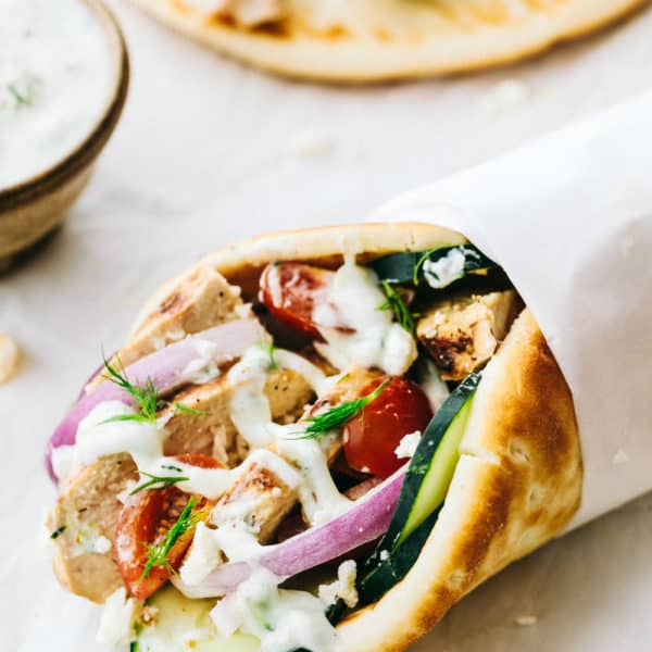 Homemade Chicken Gyro with Tzatziki | The Recipe Critic