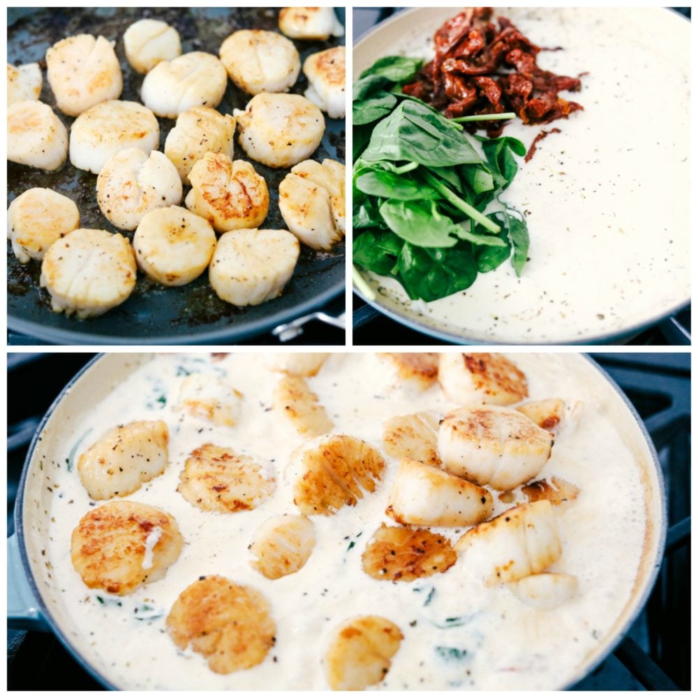 Amazing Creamy Tuscan Garlic Scallops Detoxil