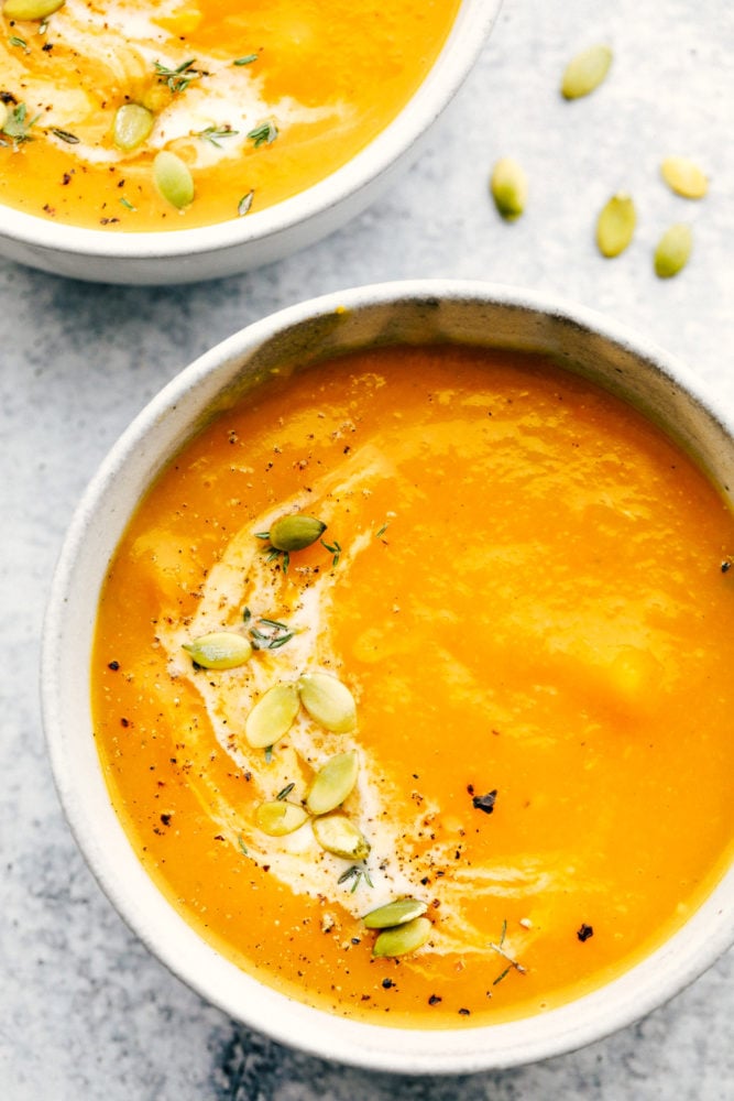 Creamy, rich, and savory Butternut Squash Soup