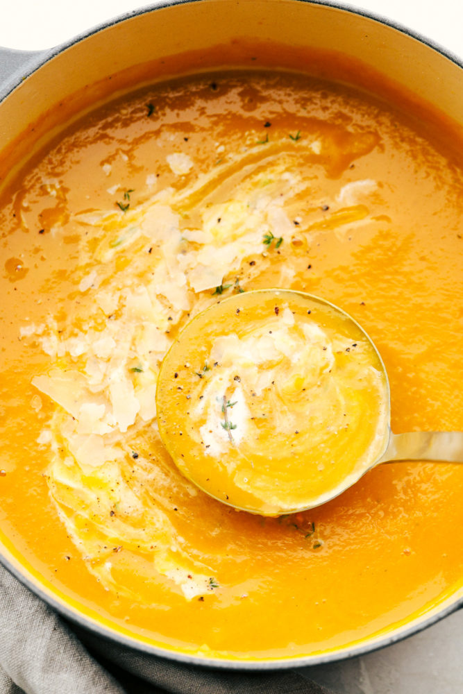 Creamy, rich, and savory Butternut Squash Soup