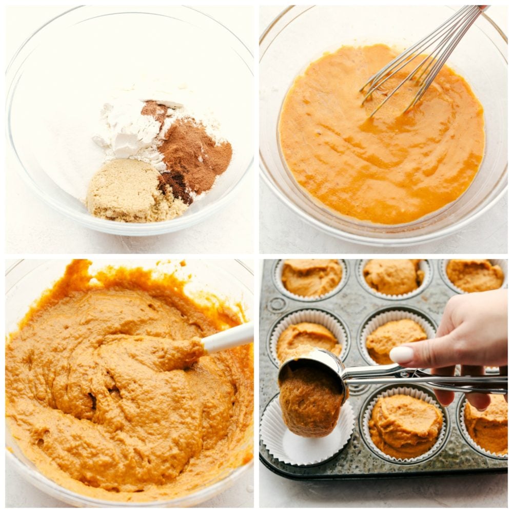 How to make soft, fluffy perfect pumpkin muffins.