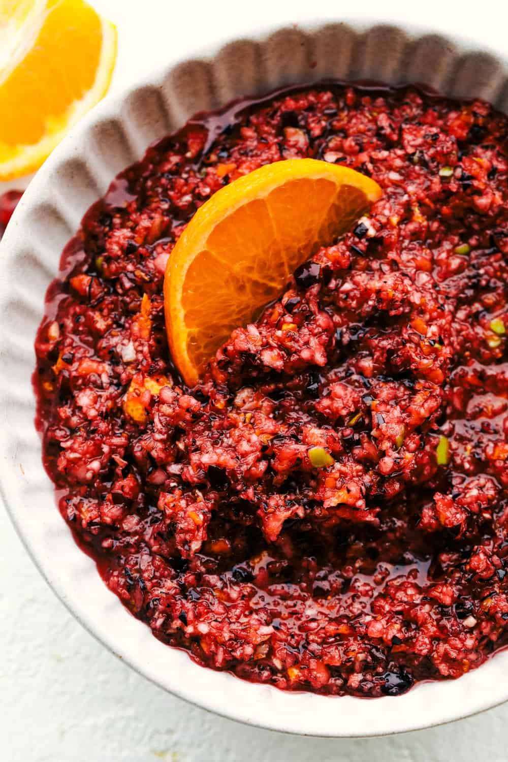 Sweet and zingy Cranberry Relish.
