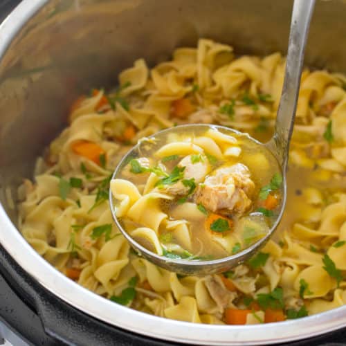 Homemade Instant Pot Chicken Noodle Soup | The Recipe Critic