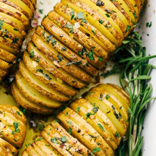 Grilled Hasselback Potatoes With Garlic and Parmesan Recipe