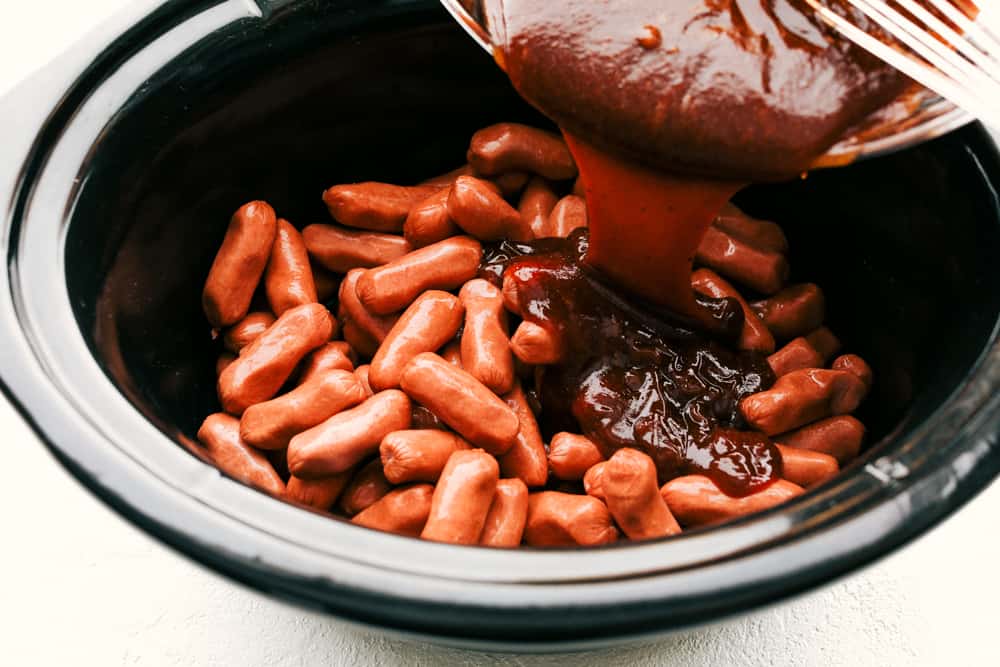 Easy Party Snacks: Crock Pot Lil Smokies + Video