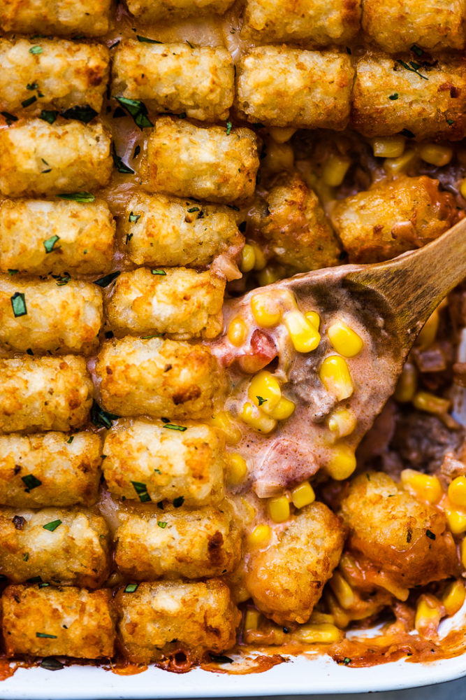 Cowboy Casserole Recipe (aka Tater Tot Casserole) | From The Horse`s Mouth