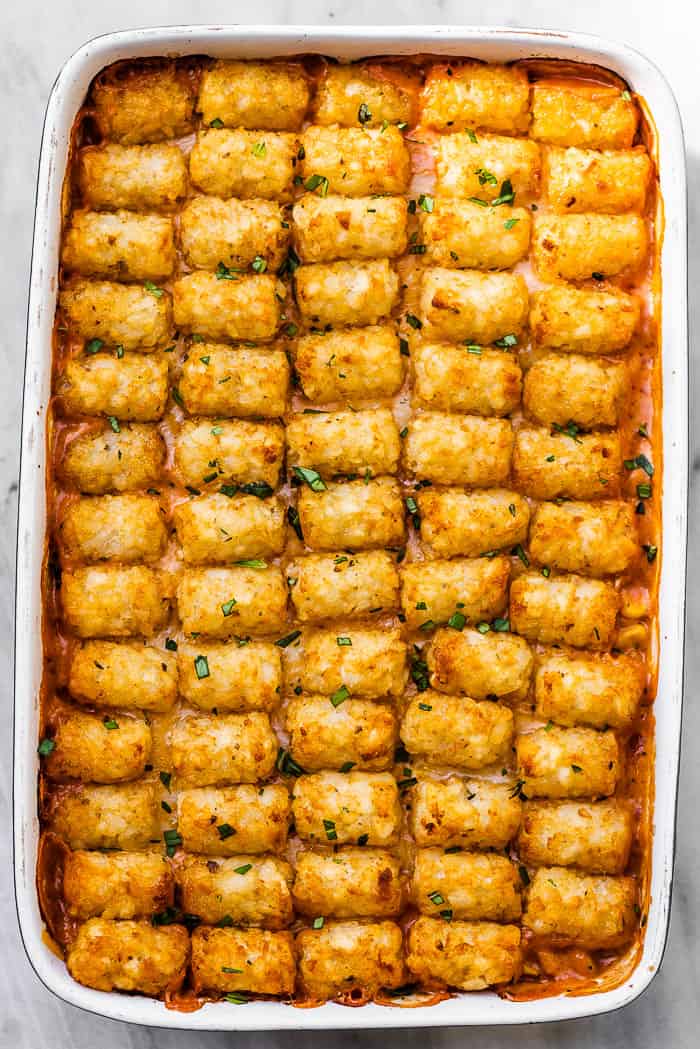 Cowboy Casserole Recipe  aka Tater Tot Casserole  - 72