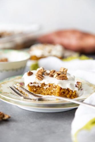 Sweet Potato Cake with Marshmallow Frosting | Cook & Hook