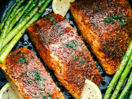 Cajun Air Fryer Salmon Recipe