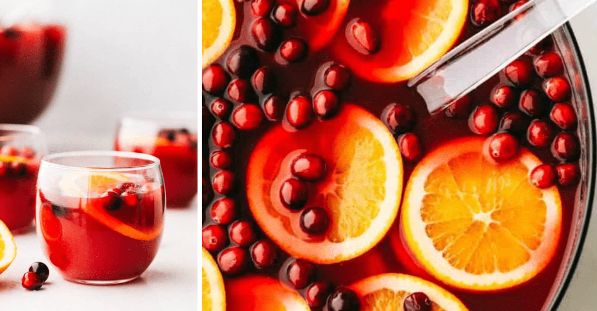 Christmas Punch (Kid Friendly!) - Little Sunny Kitchen