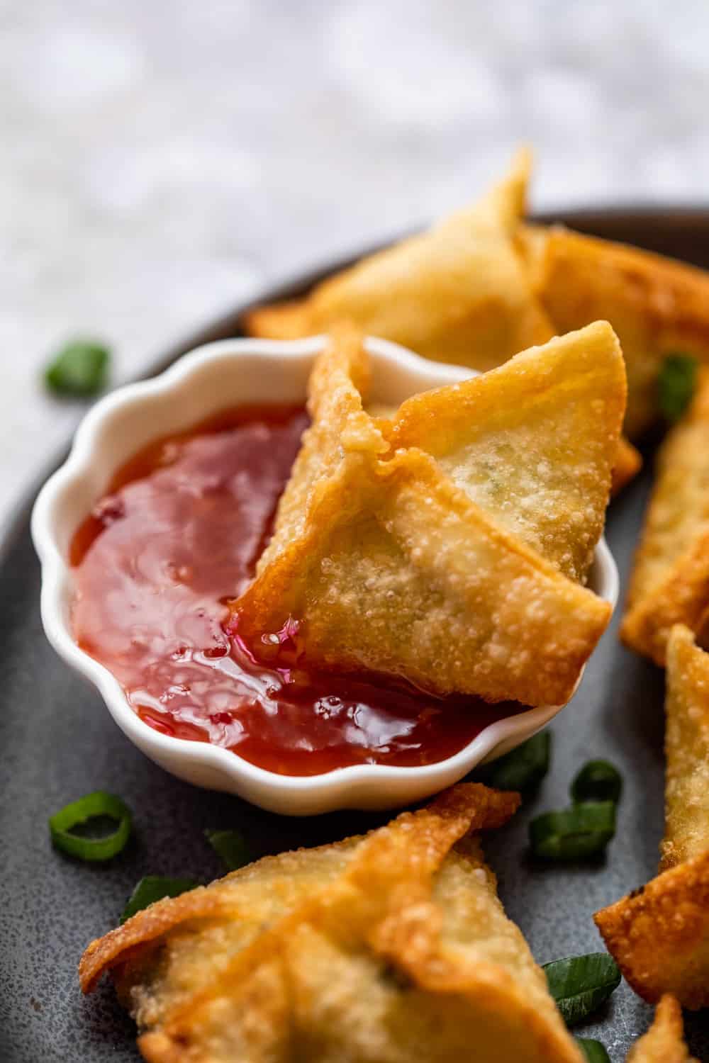 Homemade Crispy Crab Rangoon | The Recipe Critic